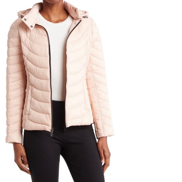 Michael Kors Jackets & Coats Michael Kors Contrast Packable Hooded